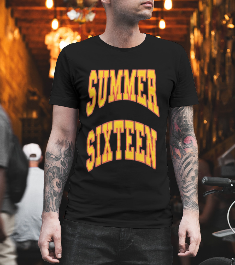 Drake Summer Sixteen Tour Merch Bold Yellow T-Shirt