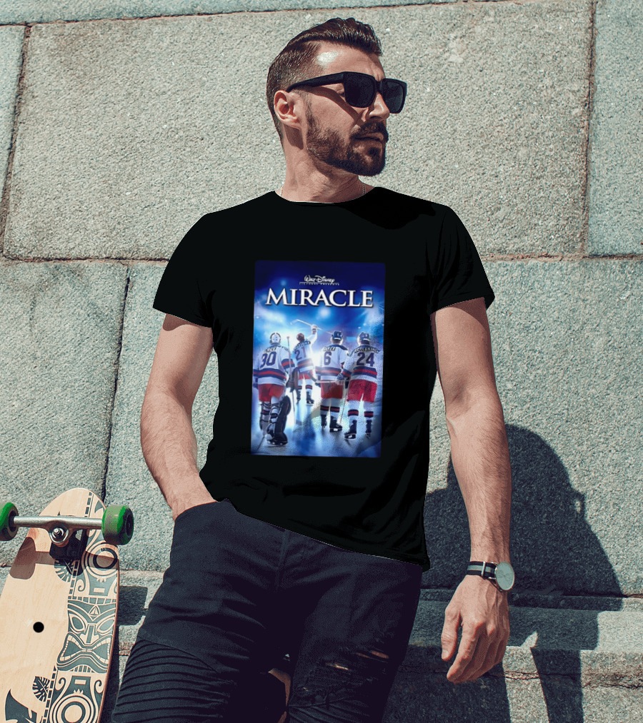 Walt Disney Pictures Presents Miracle NHL Craig Eruzione Baker McClanahan T-Shirt