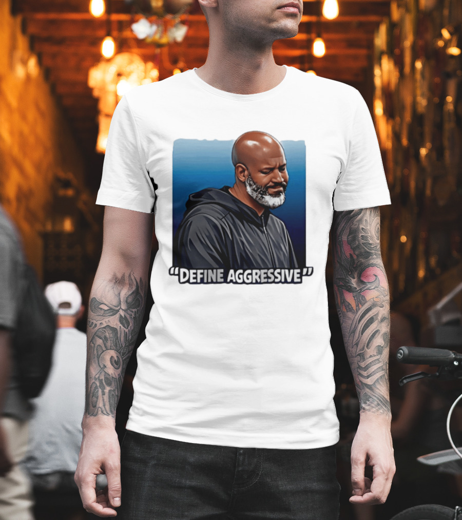 Define Aggressive Detroit Lions Brad Holmes T-Shirt