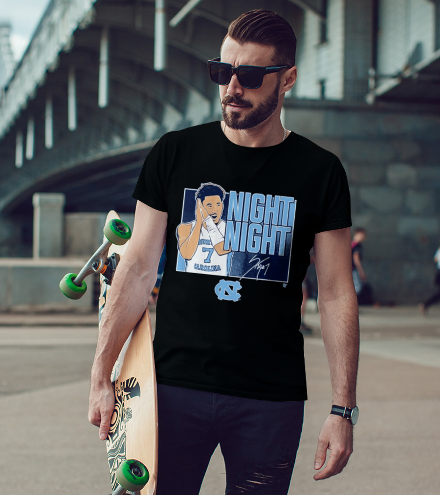 Seth Trimble Night Night North Carolina Tar Heels Basketball UNC T-Shirt