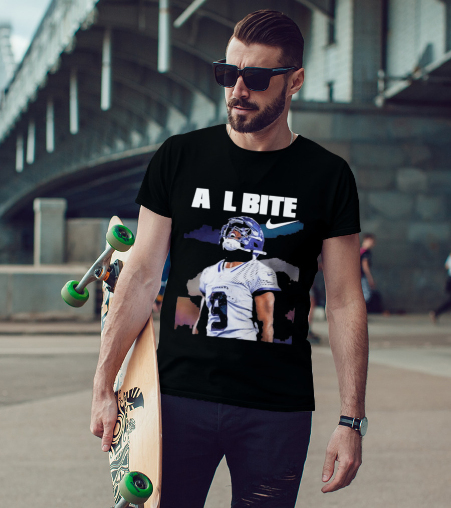 Kenneth Walker III Seattle Seahawks Nike All Bite Football T-Shirt