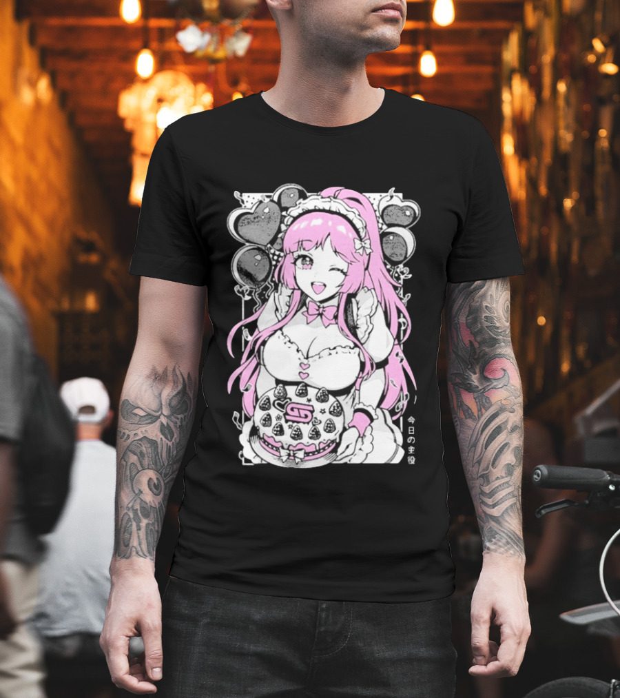Gamer Supps Waifu Birthday Girl 10th Anniversary Celebration T-Shirt