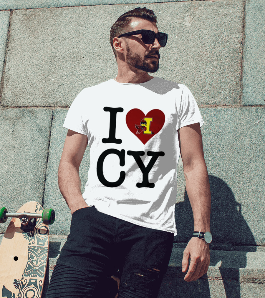 Iowa State Cyclones I Heart CY T-Shirt