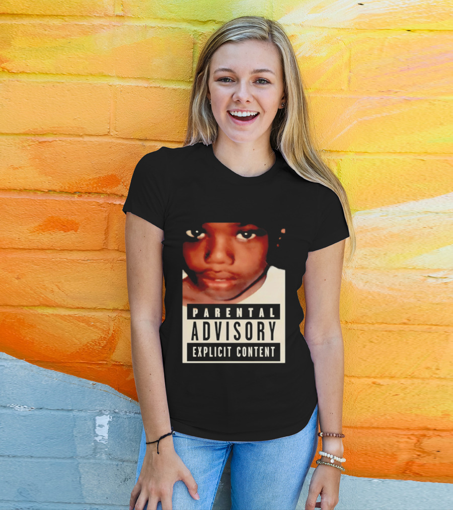 Parental Advisory Explicit Content Baby Keem Casino Album Cover Tracklist T-Shirt