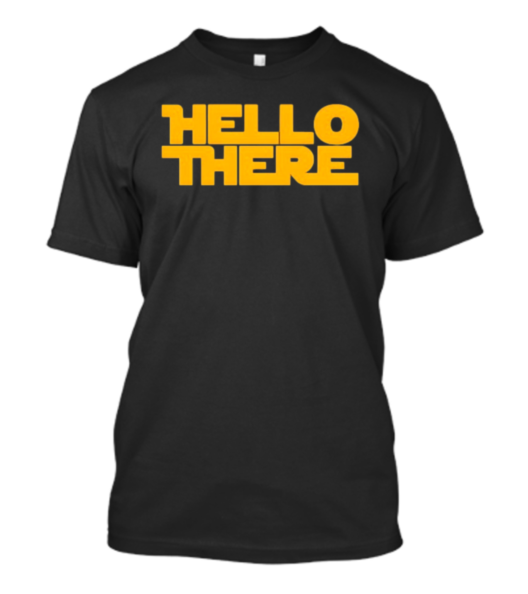 Hello There Obi Wan Kenobi Yellow T-Shirt