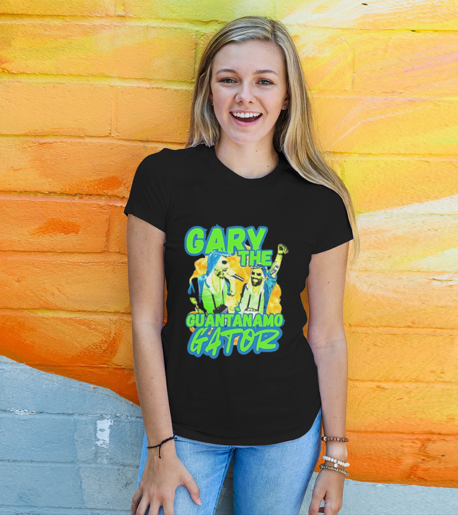 Gary The Guantanamo Gator Retro Pop Culture T-Shirt
