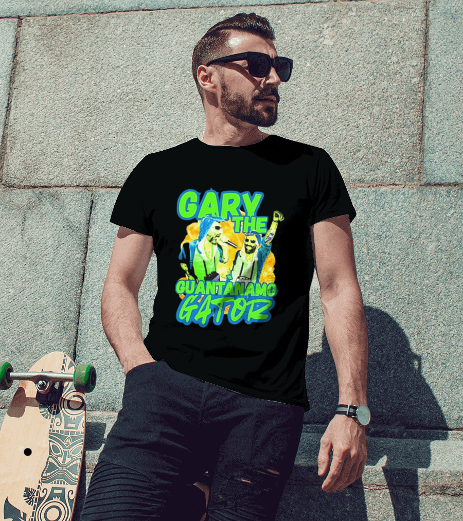 Gary The Guantanamo Gator Retro Pop Culture T-Shirt
