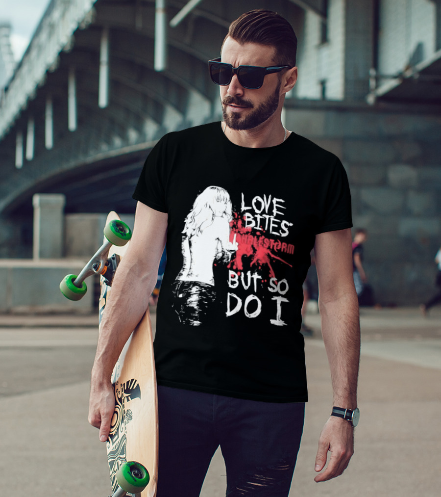Halestorm Love Bites But So Do I Middle Finger Women's Clothing T-Shirt