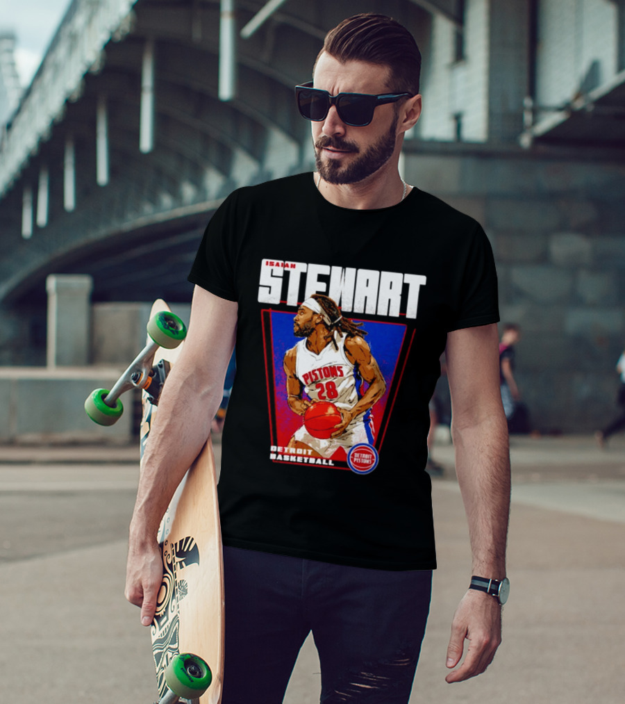 Isaiah Stewart Detroit Pistons Basketball 28 T-Shirt