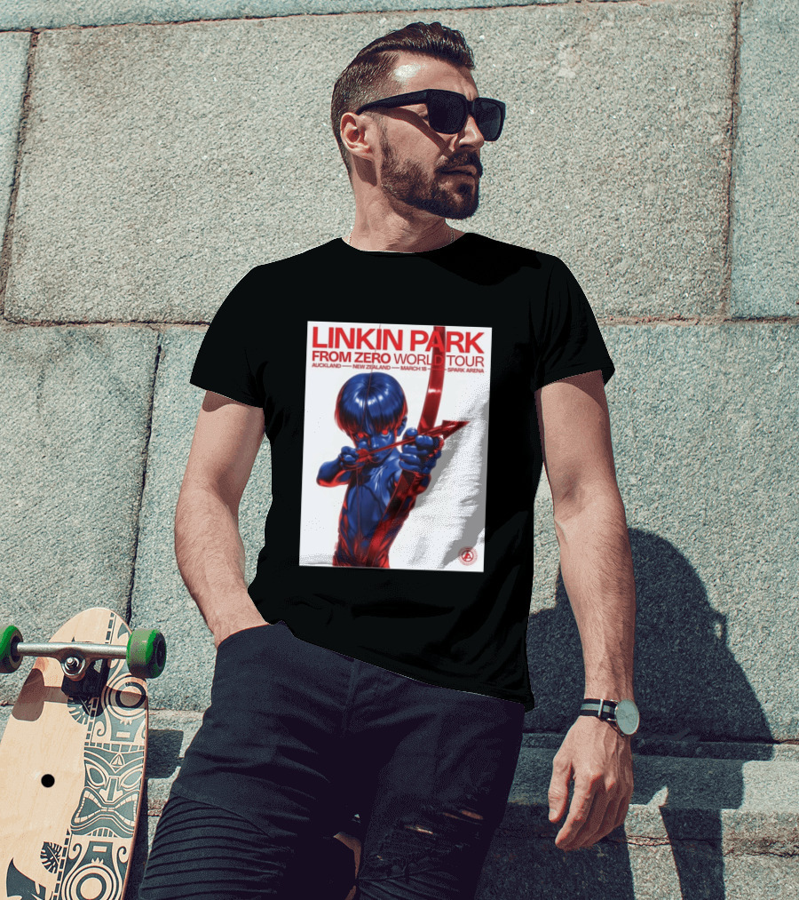 Linkin Park From Zero World Tour Auckland New Zealand 2026 March 18 Spark Arena T-Shirt
