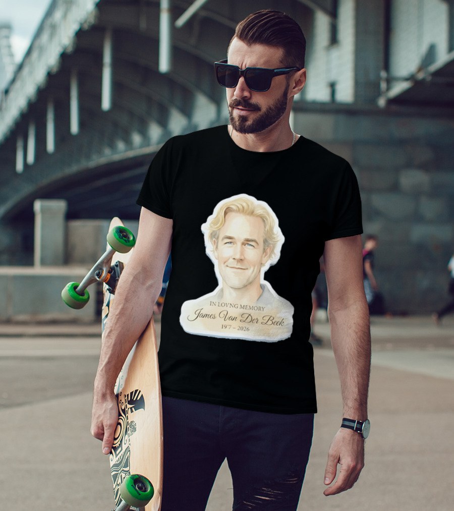 James Van Der Beek In Loving Memory 1977 2026 T-Shirt
