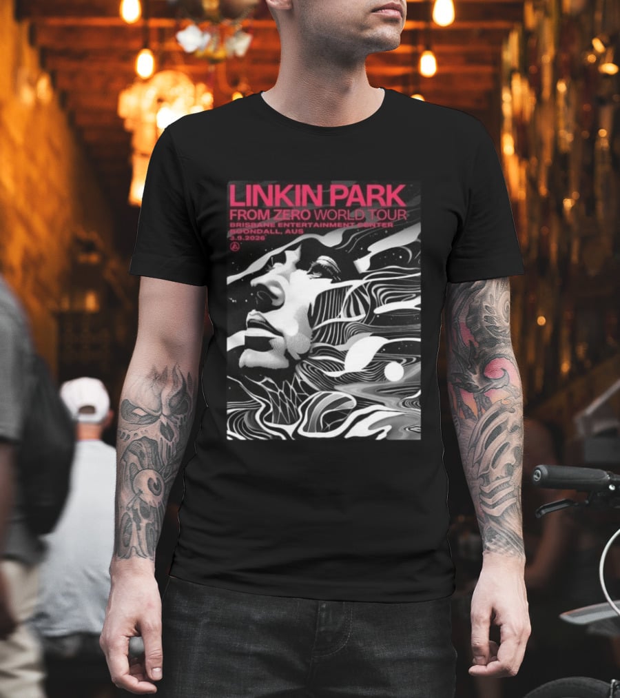 Linkin Park From Zero World Tour Brisbane Entertainment Center Boondall Australia March 3 2026 T-Shirt