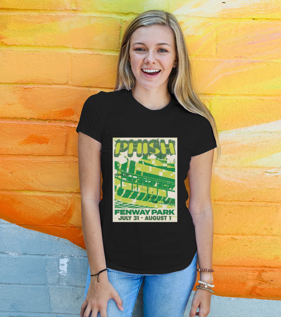 Phish Fenway Park Boston July 31 August 1 Event 2026 T-Shirt