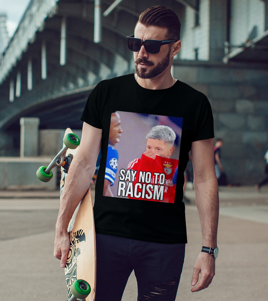 Say No To Racism Prestianni Benfica Soccer Awareness T-Shirt