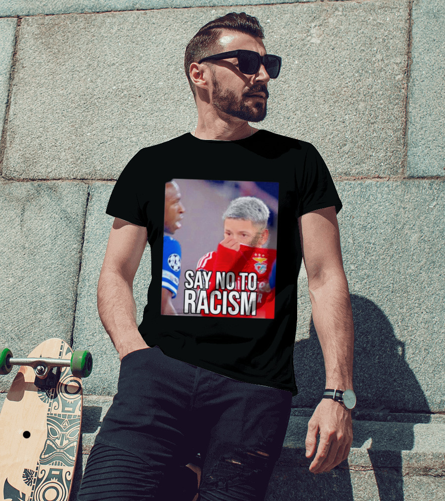 Say No To Racism Prestianni Benfica Soccer Awareness T-Shirt