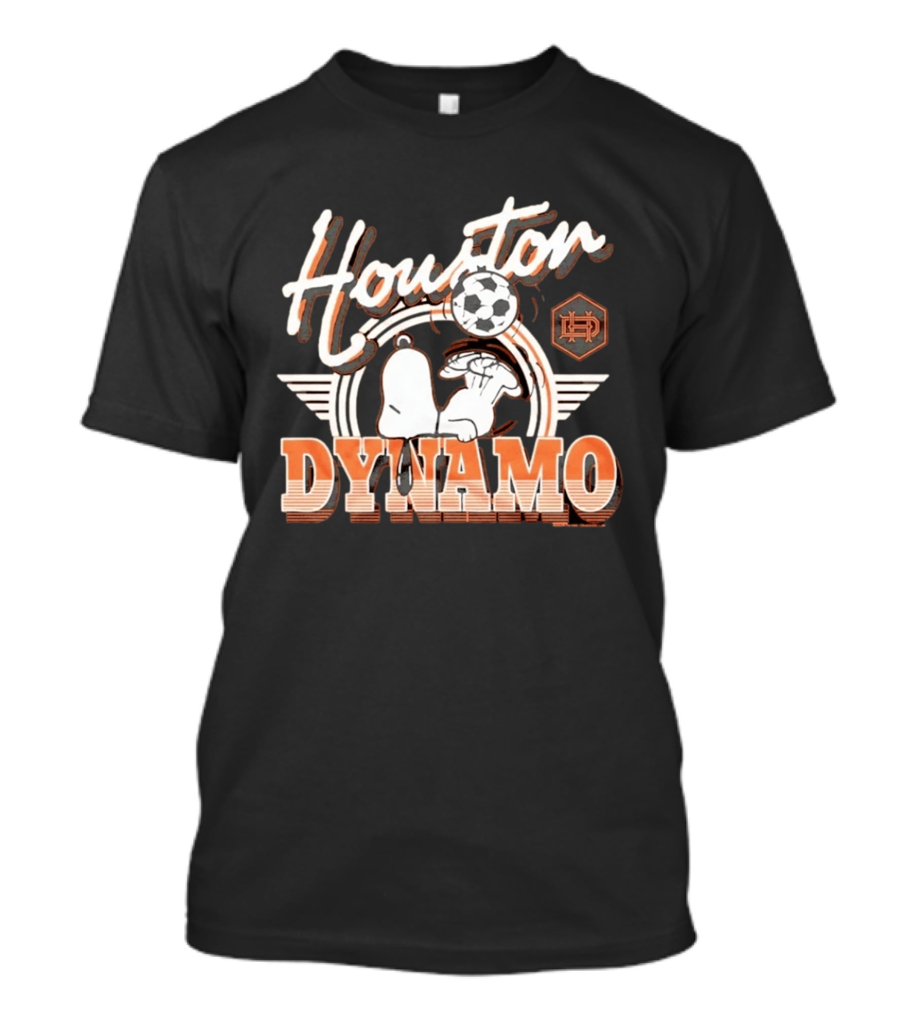 Houston Dynamo Snoopy Soccer Collaboration T-Shirt