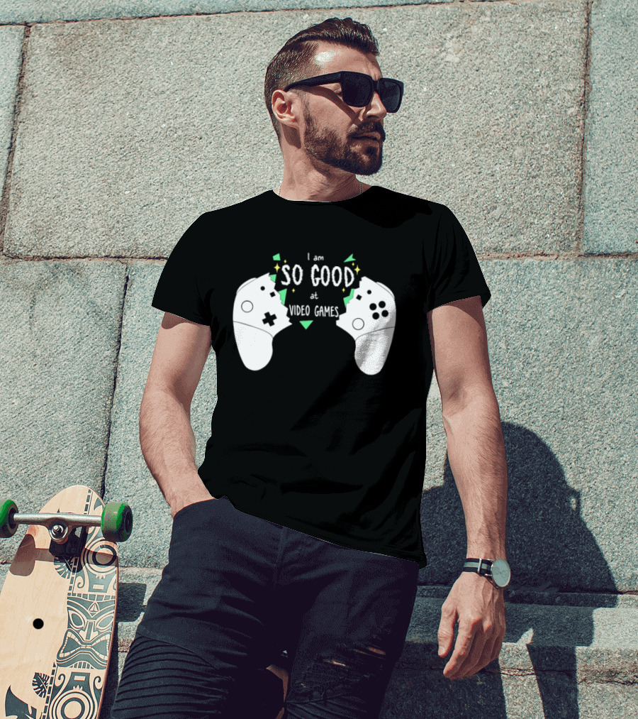 Tom Fawkes I Am So Good At Video Games Controller T-Shirt