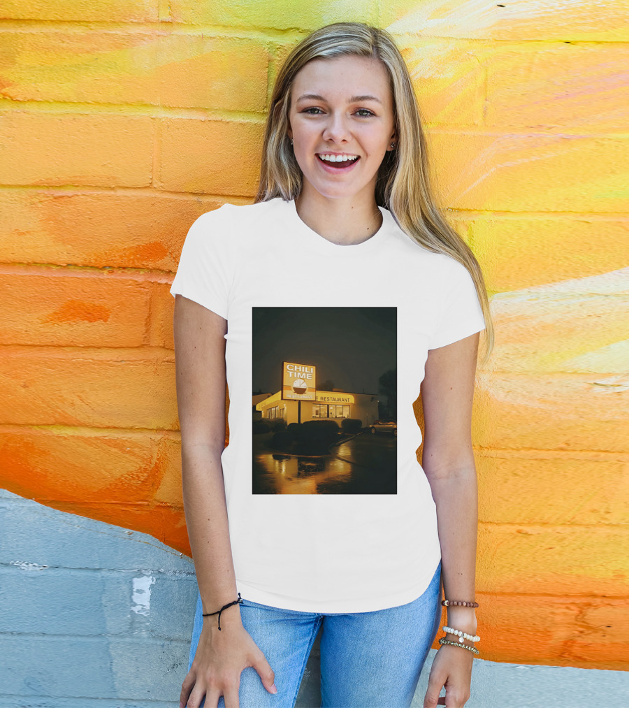 CHILI TIME Night Vibes Restaurant St Bernard Recreation Department T-Shirt