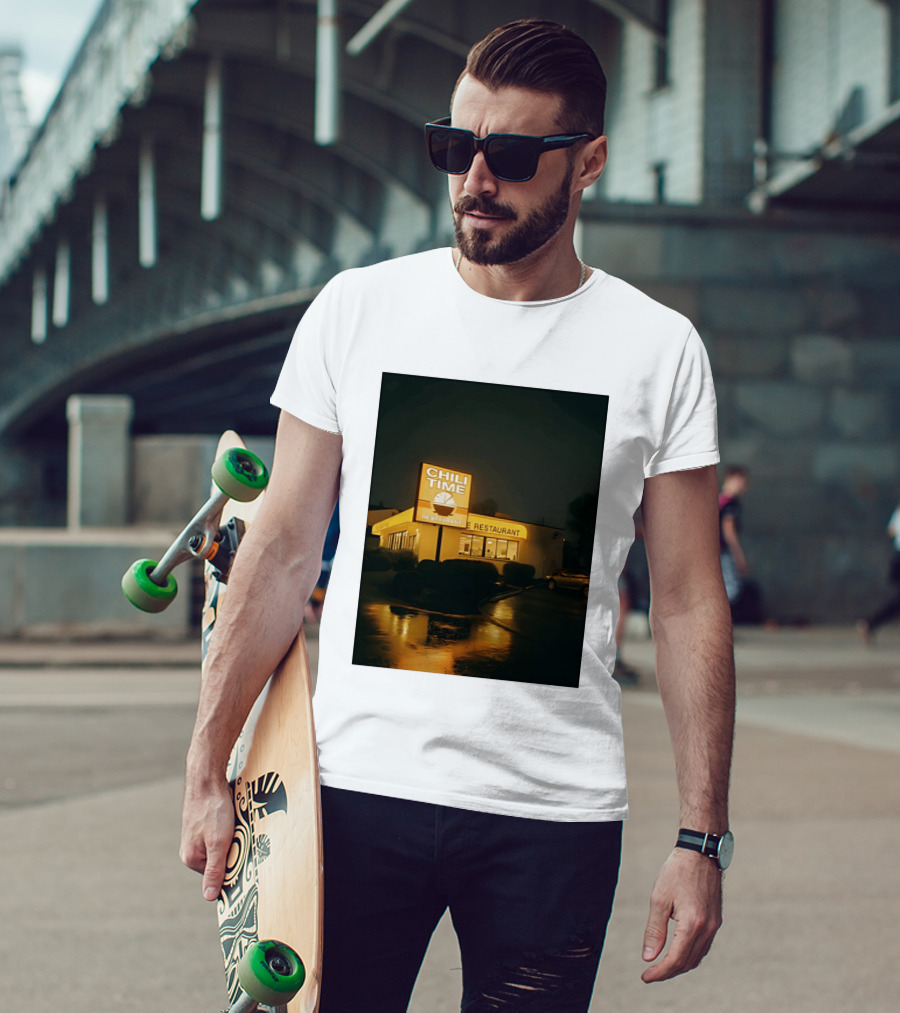 CHILI TIME Night Vibes Restaurant St Bernard Recreation Department T-Shirt