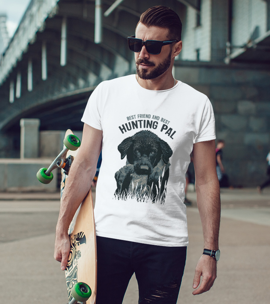 Best Friend And Best Hunting Pal Dog Retriever T-Shirt