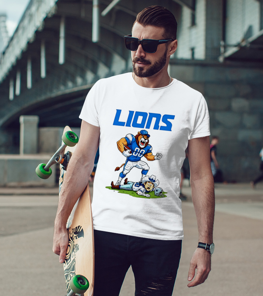 Detroit Lions Rivalry Victory Over Dallas Cowboys T-Shirt