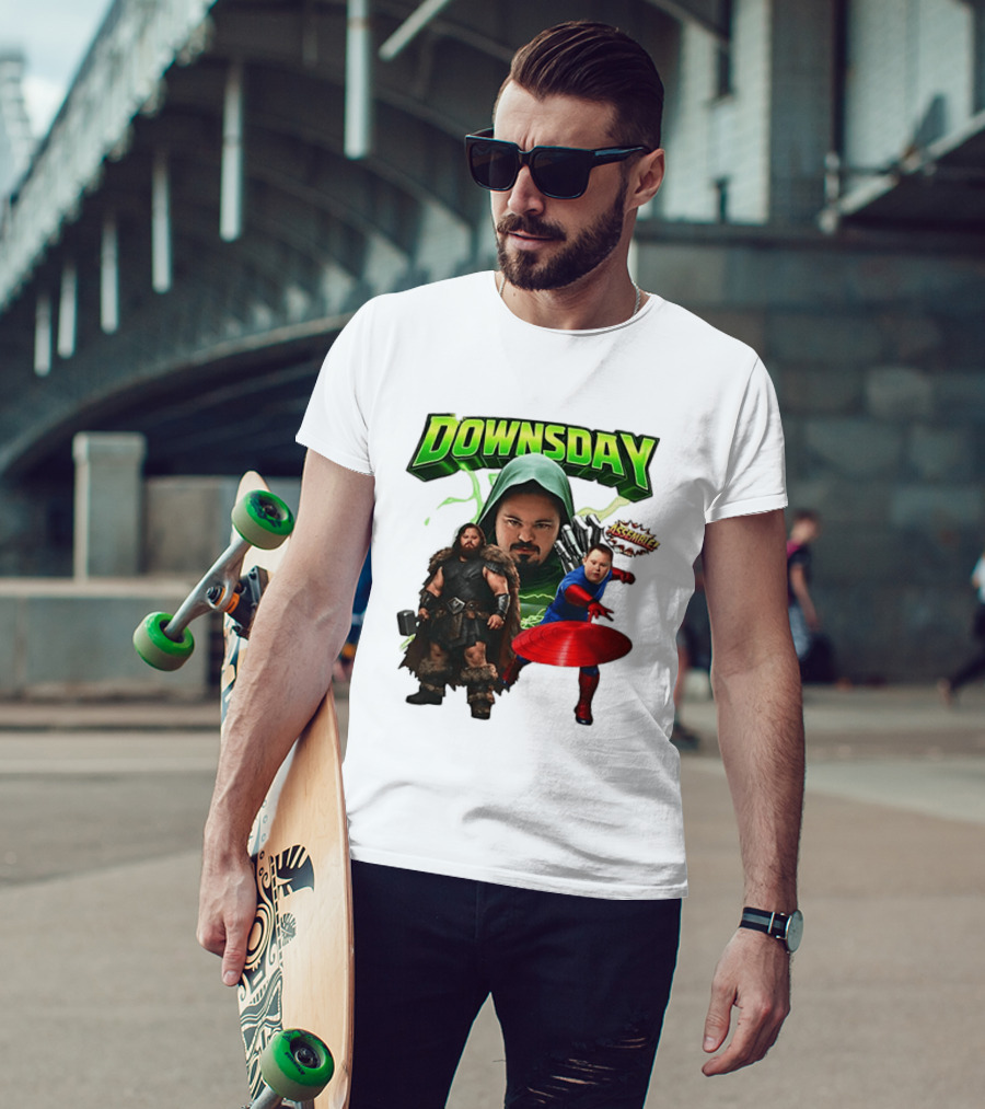 Donwsday Assemble Domesday X Down Syndrome Superhero T-Shirt