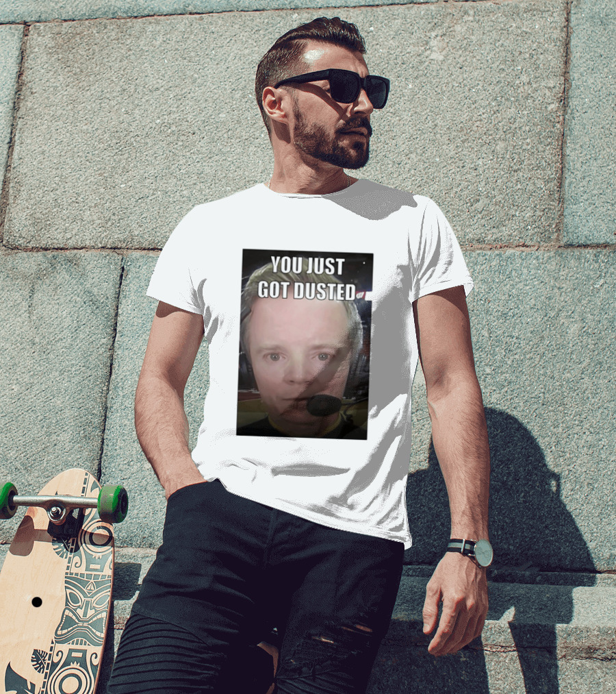 You Just Got Dusted Dusty May Michigan Wolverines T-Shirt