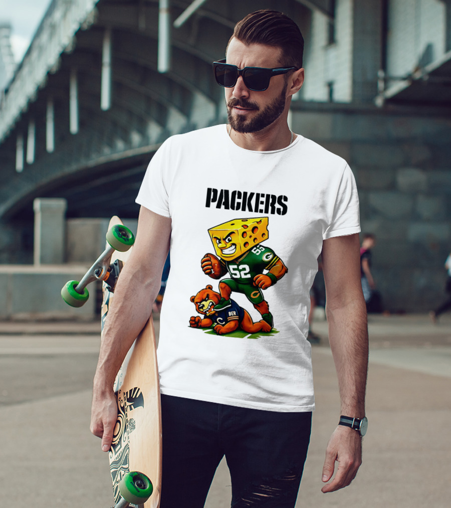 Packers Vs Bears Cheesehead Dominance Rivalry Showdown T-Shirt