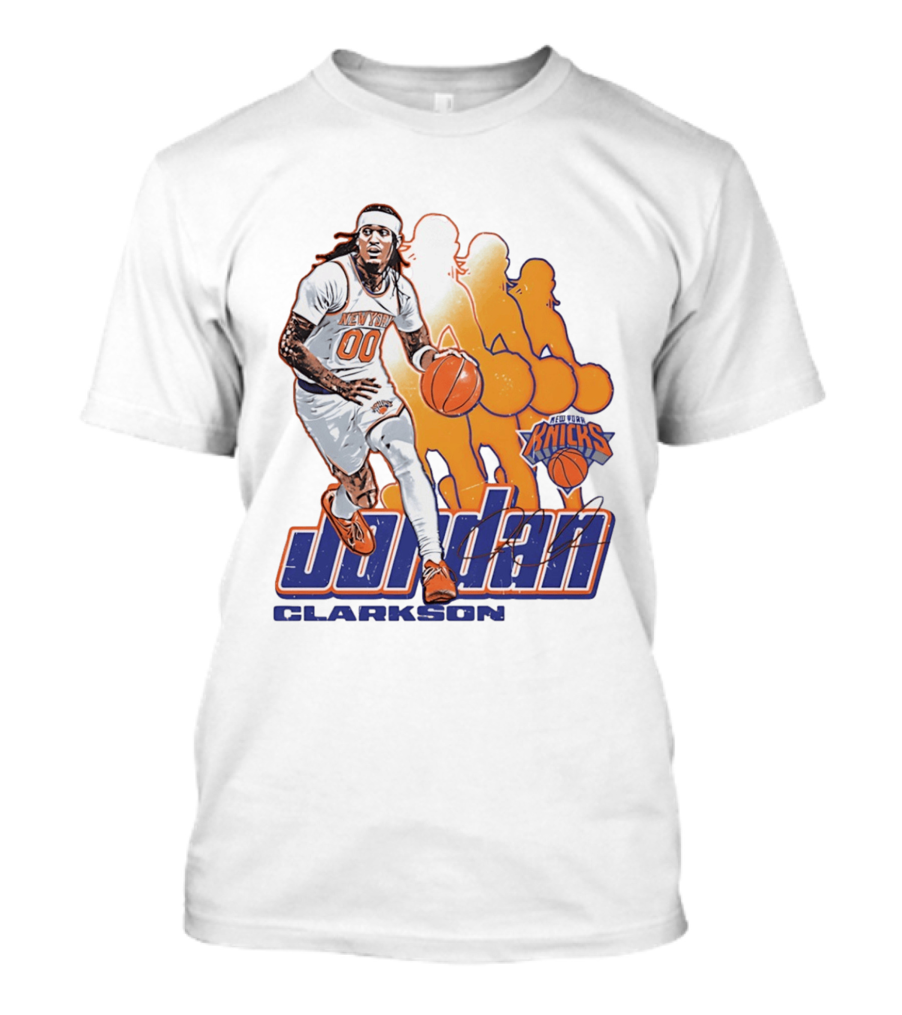 Jordan Clarkson New York Knicks Basketball Sports T-Shirt