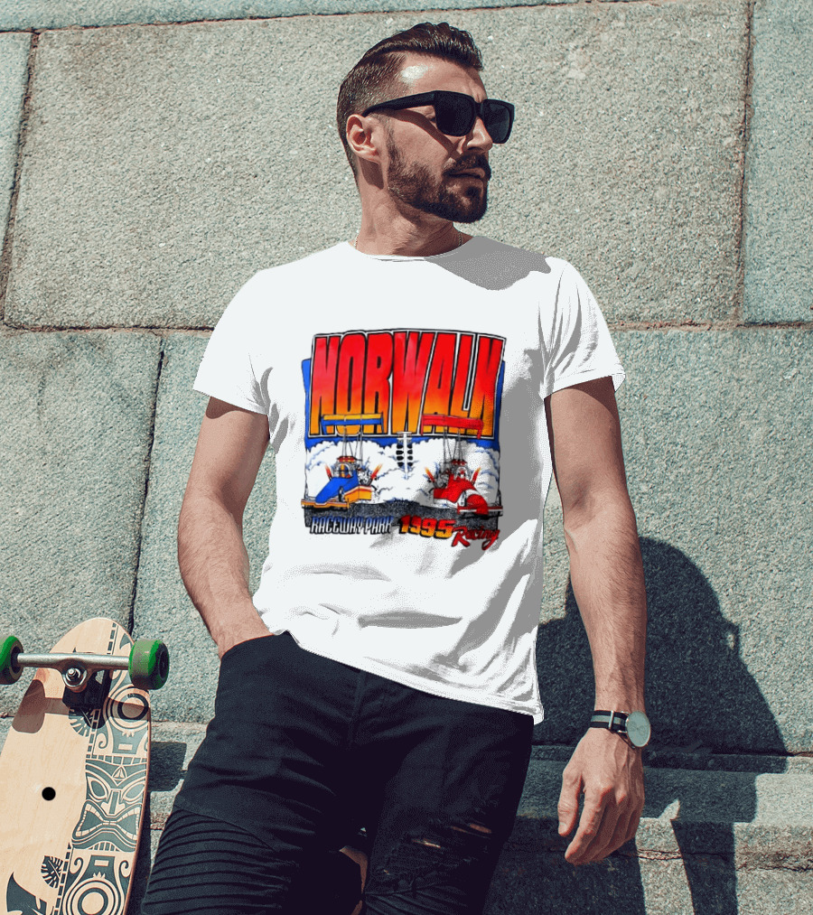 Norwalk Raceway Park 1995 Racing Dragsters Vintage Racing T-Shirt