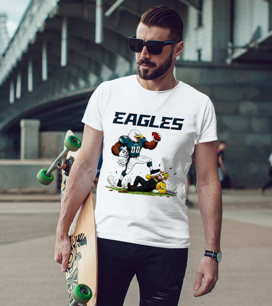 Philadelphia Eagles Vs Pittsburgh Steelers Rivalry Beat Steelers T-Shirt