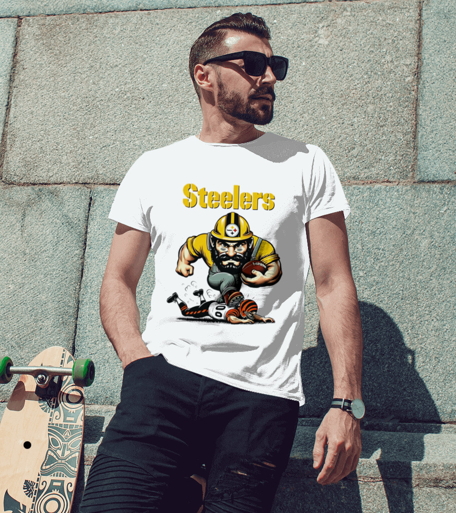 Steelers Dominate Bengals Rivalry Tough Football Showdown T-Shirt