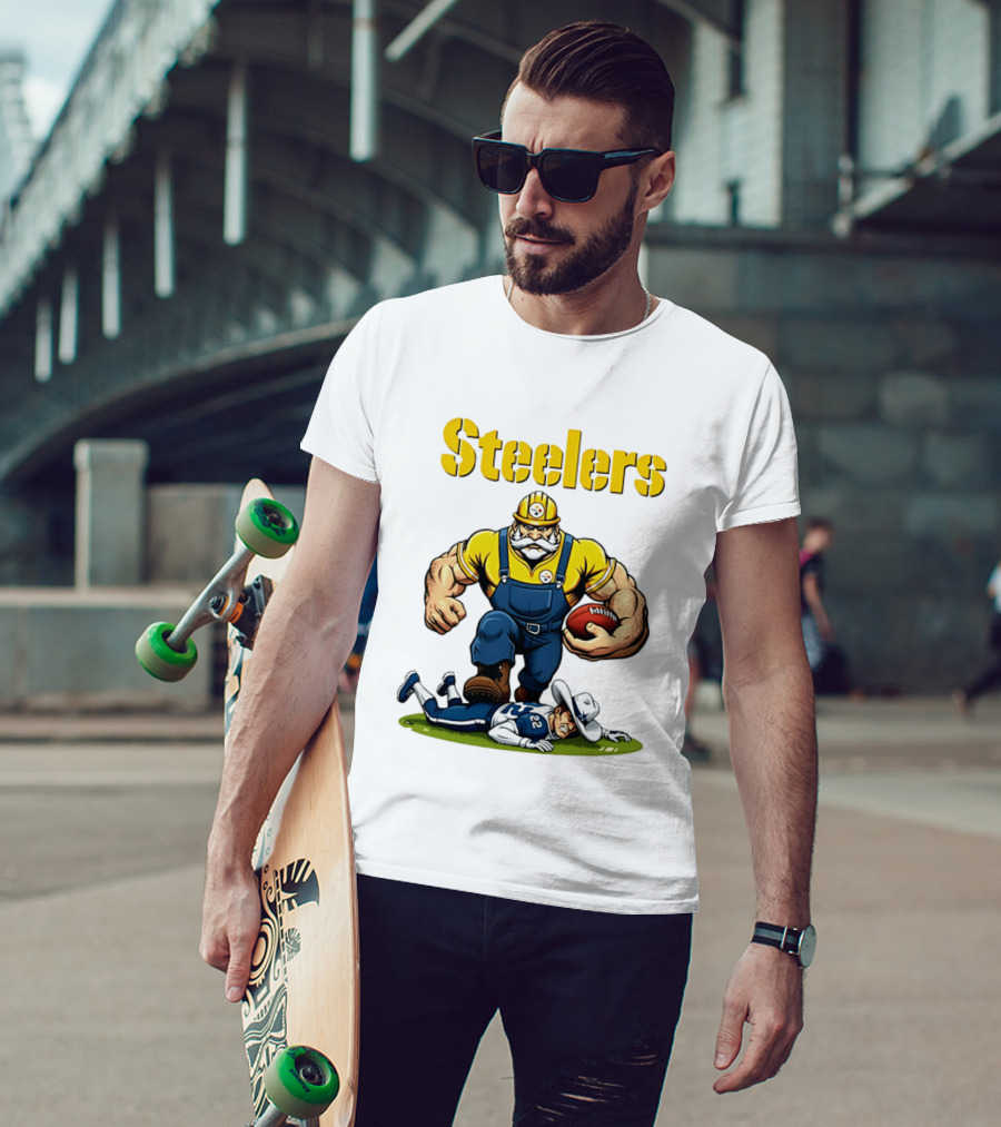 Pittsburgh Steelers Vs Dallas Cowboys Rivalries Football Cartoon T-Shirt