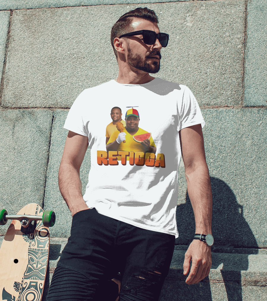 RETIGGA Fried Chicken Watermelon Meme Colorful Propeller Hat T-Shirt