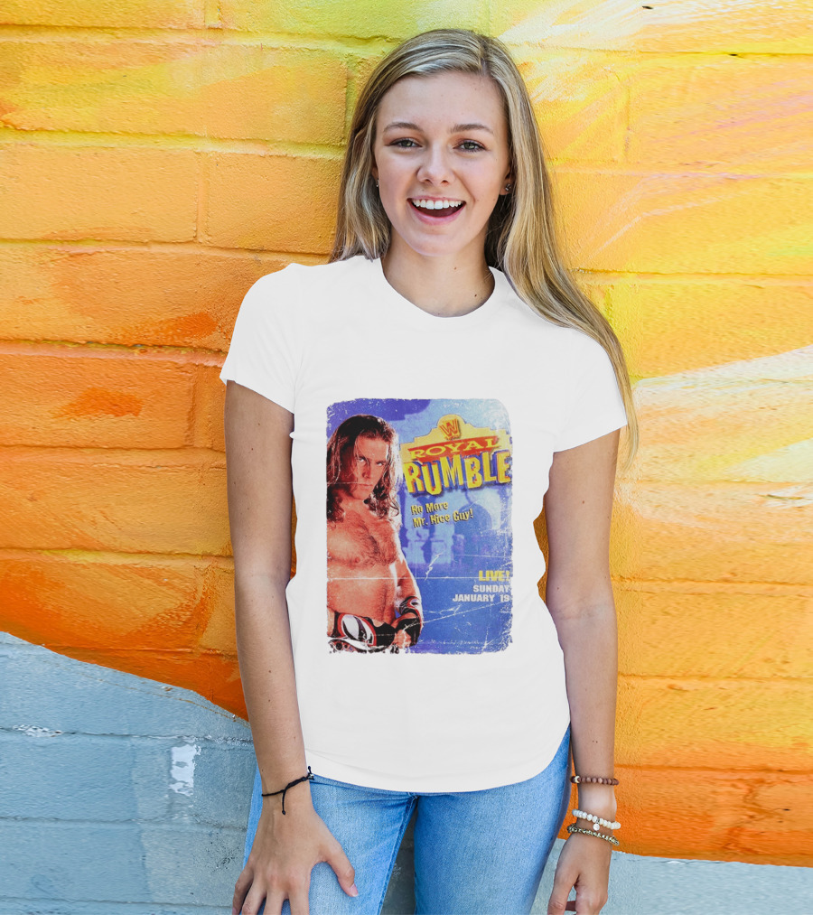 WWF Royal Rumble 1996 No More Mr. Nice Guy Live Sunday January 19 T-Shirt