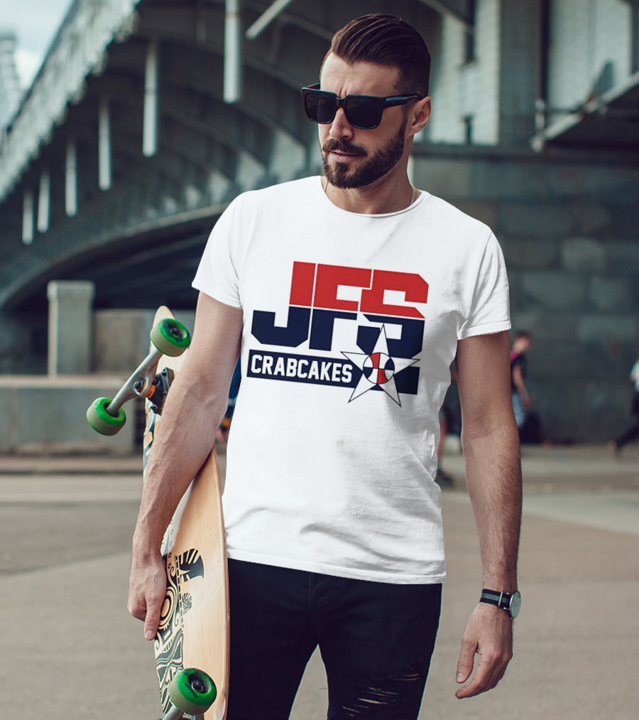 Tony Minadakis JFS Crabcakes Basketball Star T-Shirt
