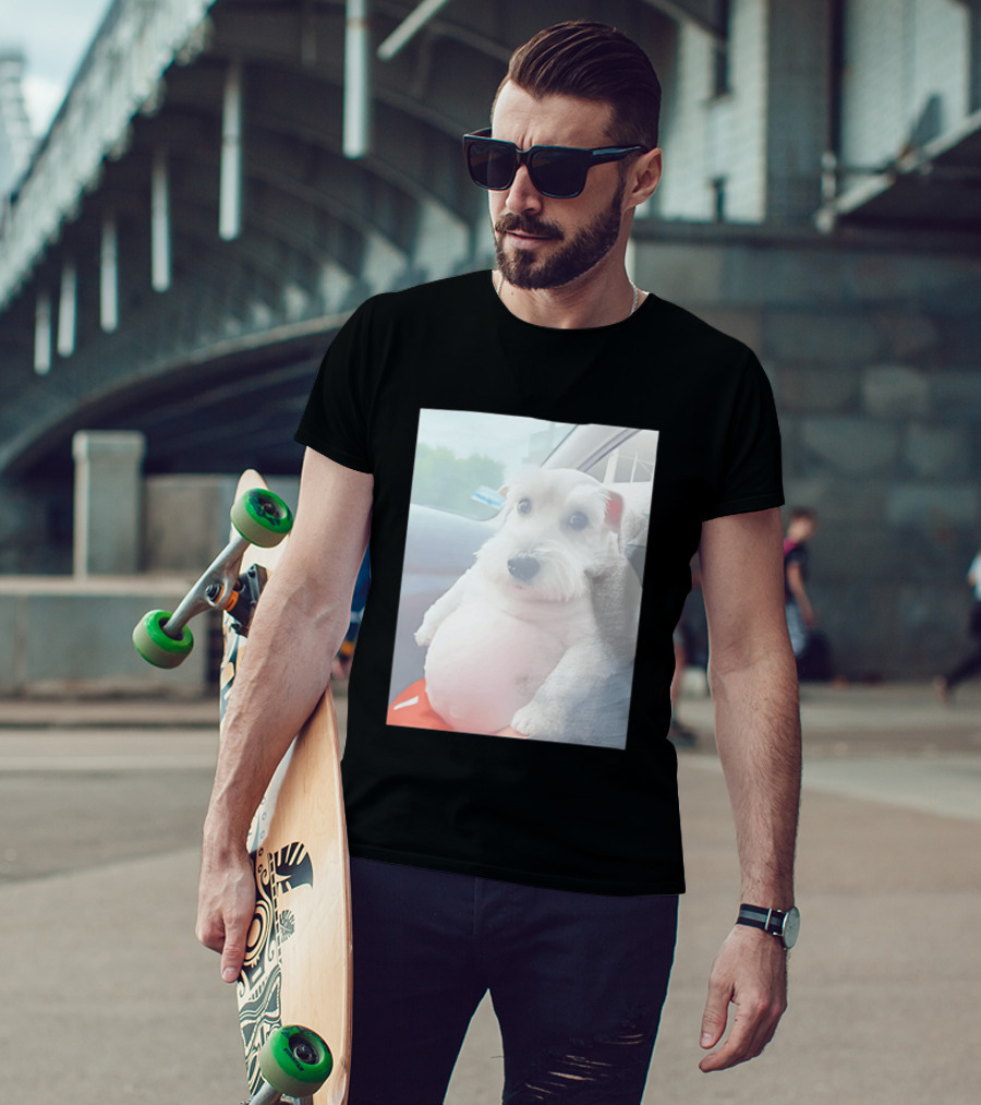 Fat Chud Dog Meme Funny Animal Image T-Shirt