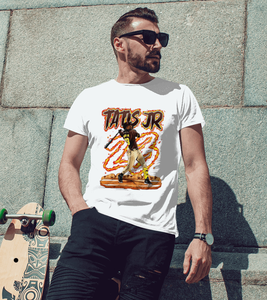 Tatis Jr 23 San Diego Padres Hand Drawn 2026 T-Shirt