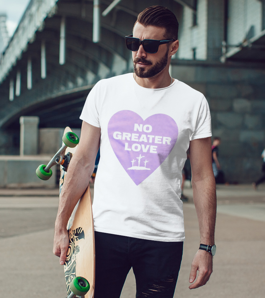 No Greater Love Heart Cross 2026 T-Shirt