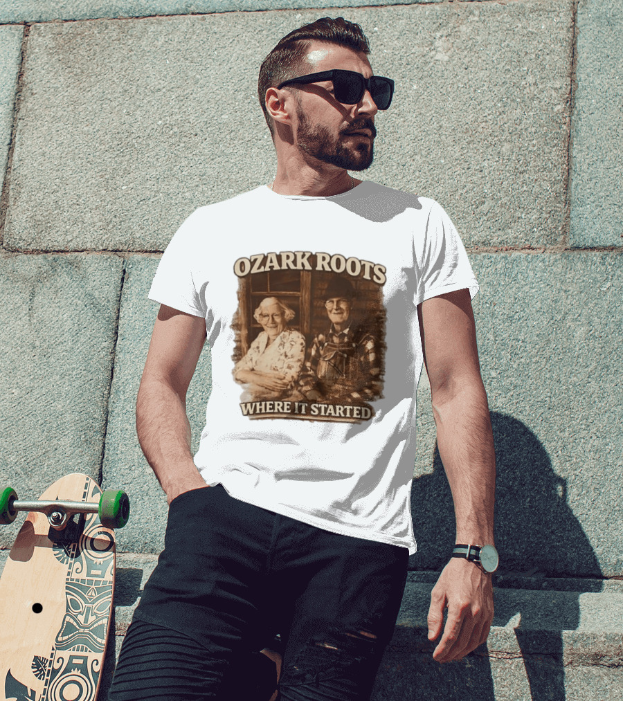Ozark Roots Where It Started Vintage Farmhouse T-Shirt
