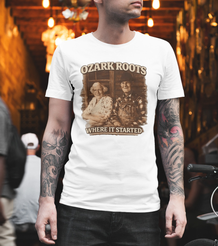 Ozark Roots Where It Started Vintage Farmhouse T-Shirt