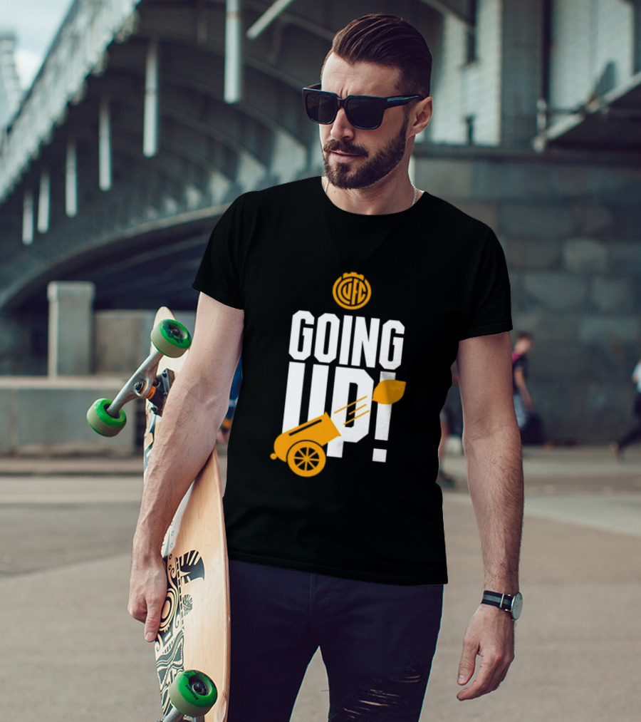 Cambridge United FC Going Up 2026 Cannonball Celebration T-Shirt