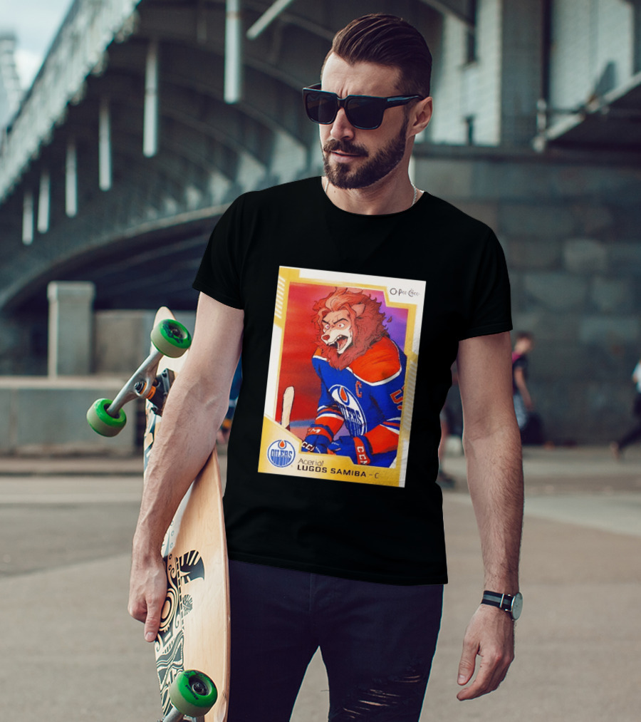O Pee Chee Aceria Lugos Samiba C Edmonton Oilers T-Shirt
