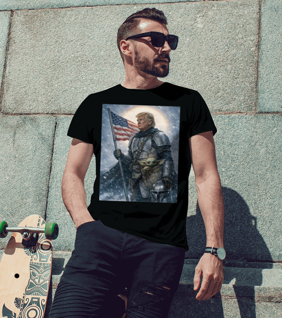 Happy Star Wars Day 2026 Donald Trump Grogu May The 4th Be With You The Mandalorian Star Wars Grogu T-Shirt
