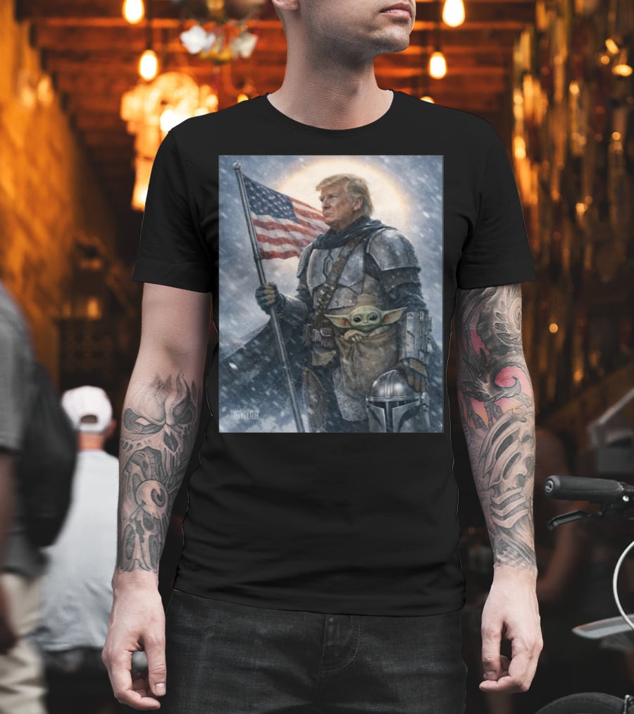 Happy Star Wars Day 2026 Donald Trump Grogu May The 4th Be With You The Mandalorian Star Wars Grogu T-Shirt