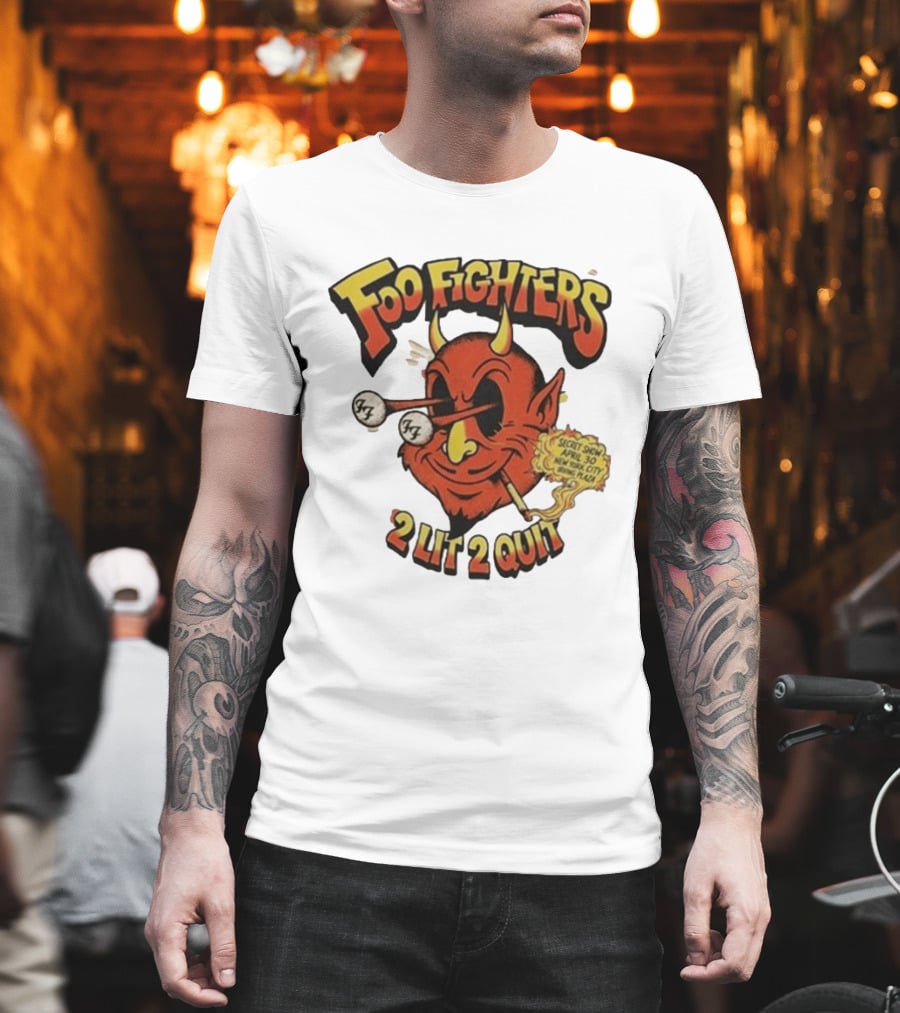 Foo Fighters 2 Lit 2 Quit Secret Show April 30 2026 Irving Plaza New York T-Shirt