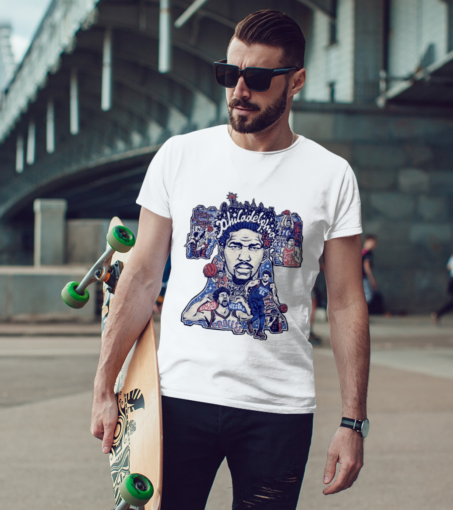 Joel Embiid Philadelphia Process Sixers All Star 21 Trust The Process T-Shirt