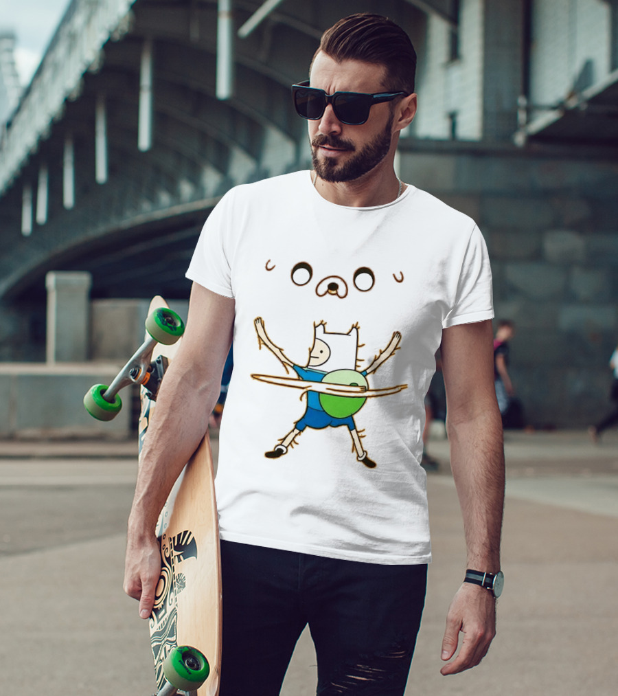 Adventure Time Finn And Jake Da Vinci T-Shirt