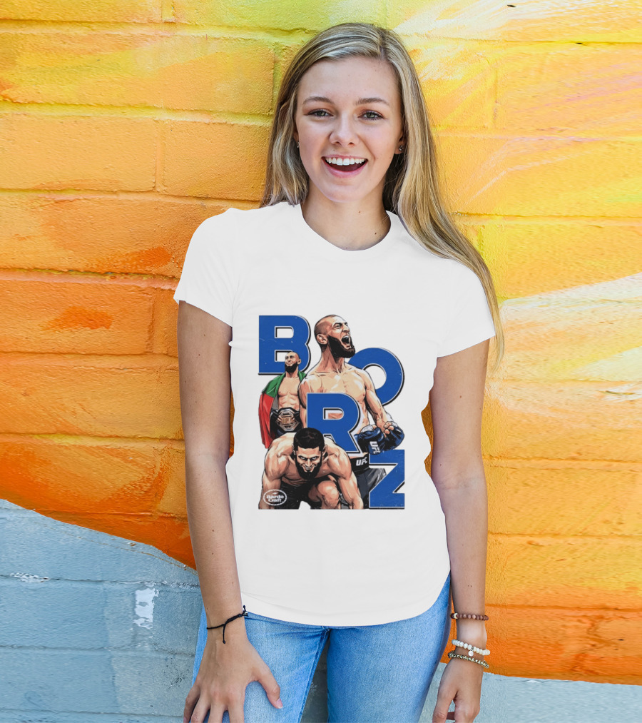 Borz Khamzat Chimaev UFC Fighter Illustrated T-Shirt