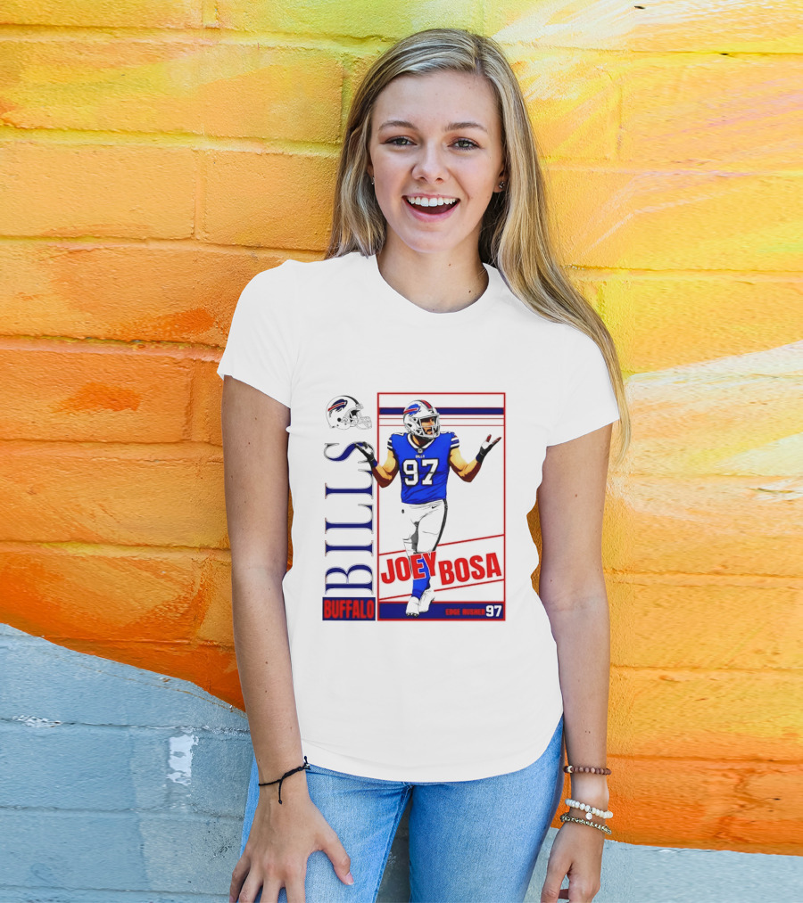 Joey Bosa Buffalo Bills Edge Rusher 97 NFL Football T-Shirt